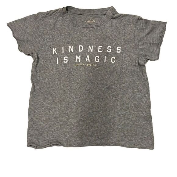 Spiritual Gangster Girls Grey T-Shirt ‘Kindness is Magic’ - Picture 1 of 6